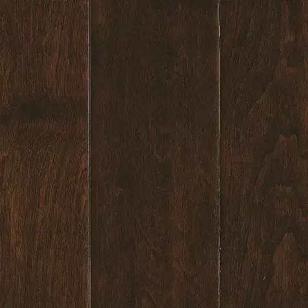 Dark brown wooden plank surface with visible grain and seams