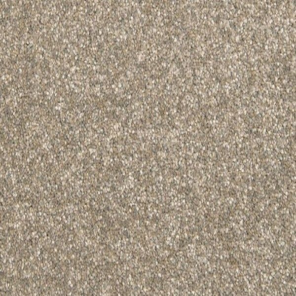 Close-up of a beige and gray speckled textured surface, likely carpet or fabric.