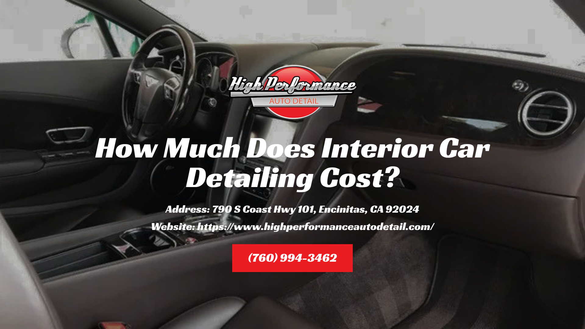 interior car detailing cost