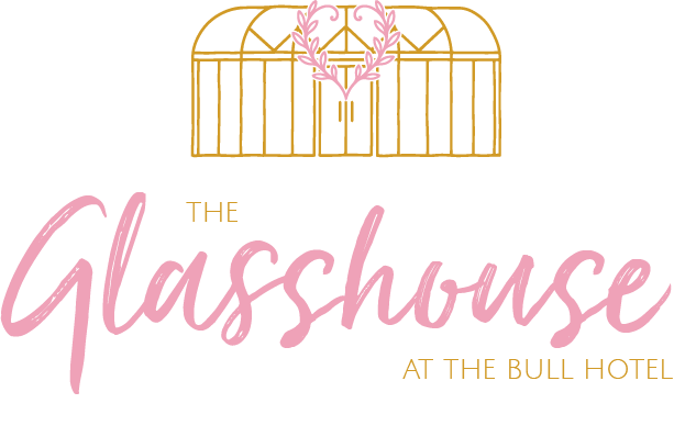 The Buttery & Glasshouse logo with gold “BG” initials on a white background