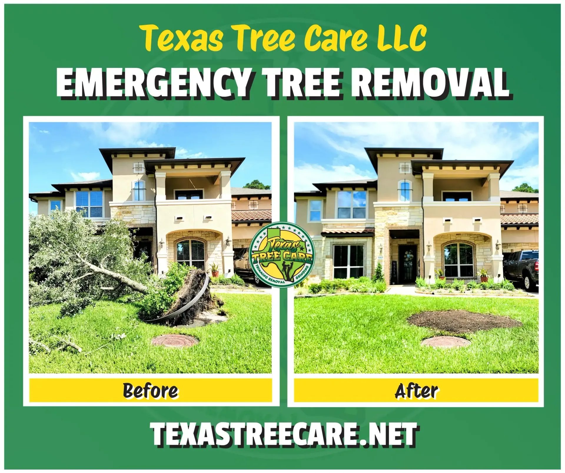 Emergency & Hazardous Tree Removal in Spring TX | Texas Tree Care