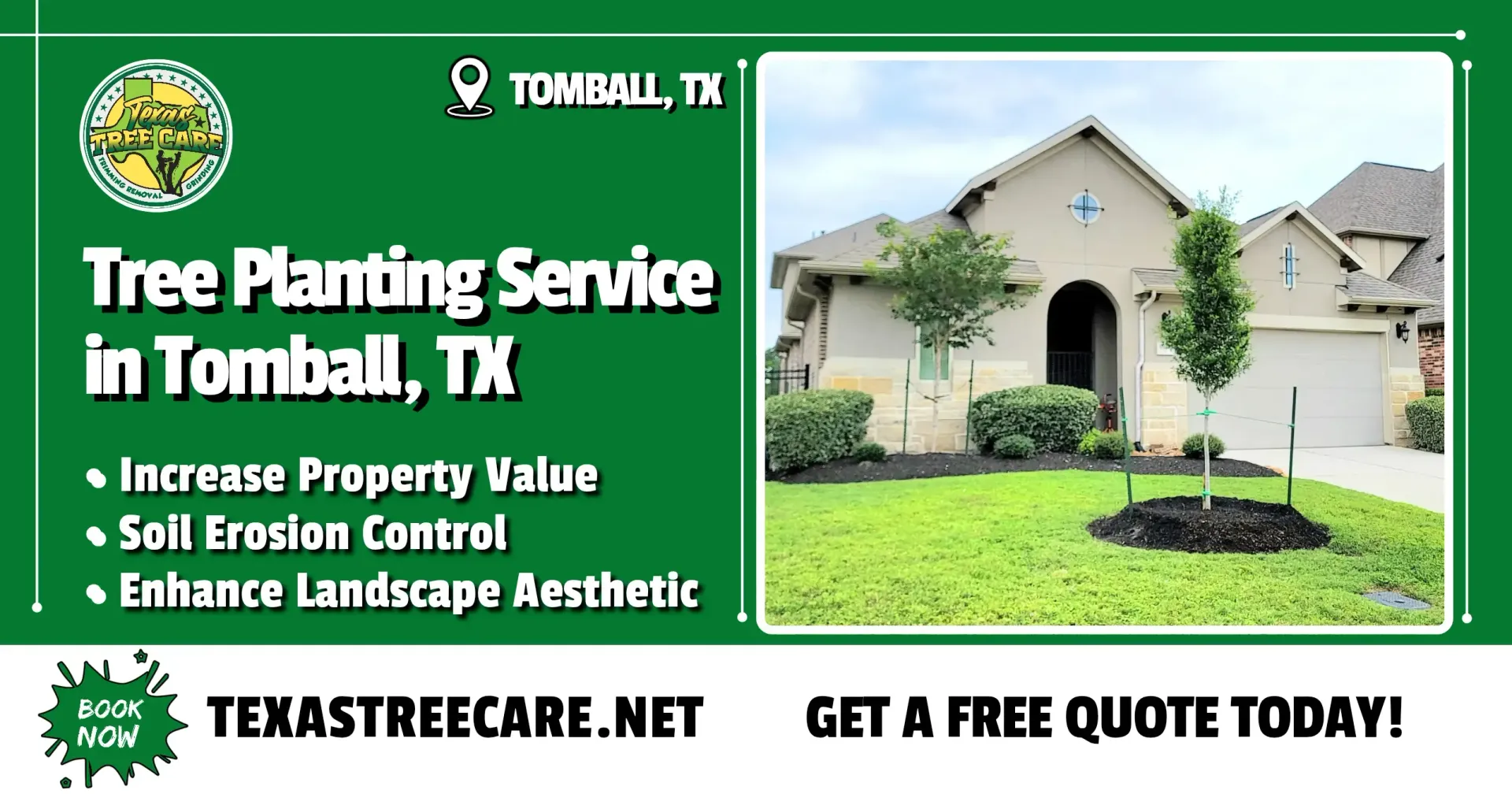 Tree Planting Tomball TX - Texas Tree Care
