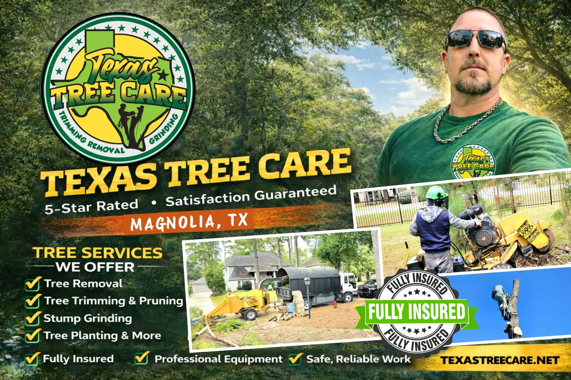 Tree Service Magnolia TX | Tree Removal & Stump Grinding
