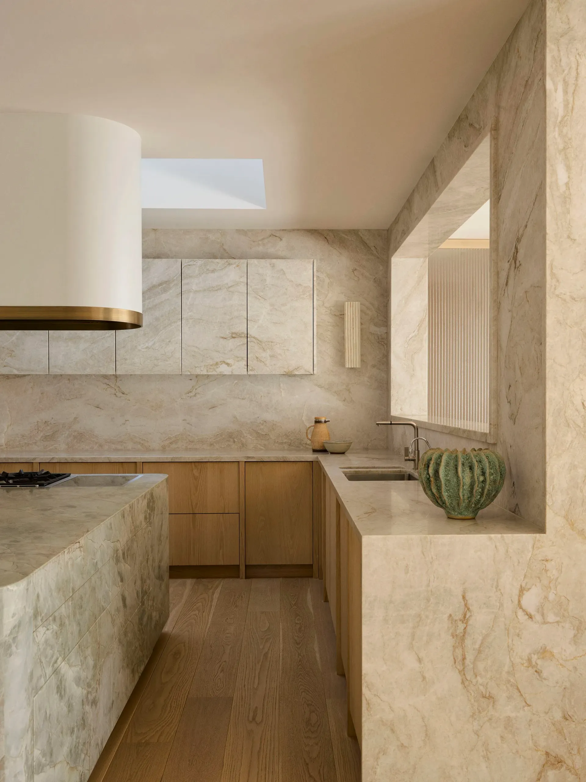 Completed kitchen renovation with plumbing installed by Plumbmasters