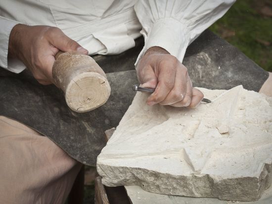lavorazione del marmo