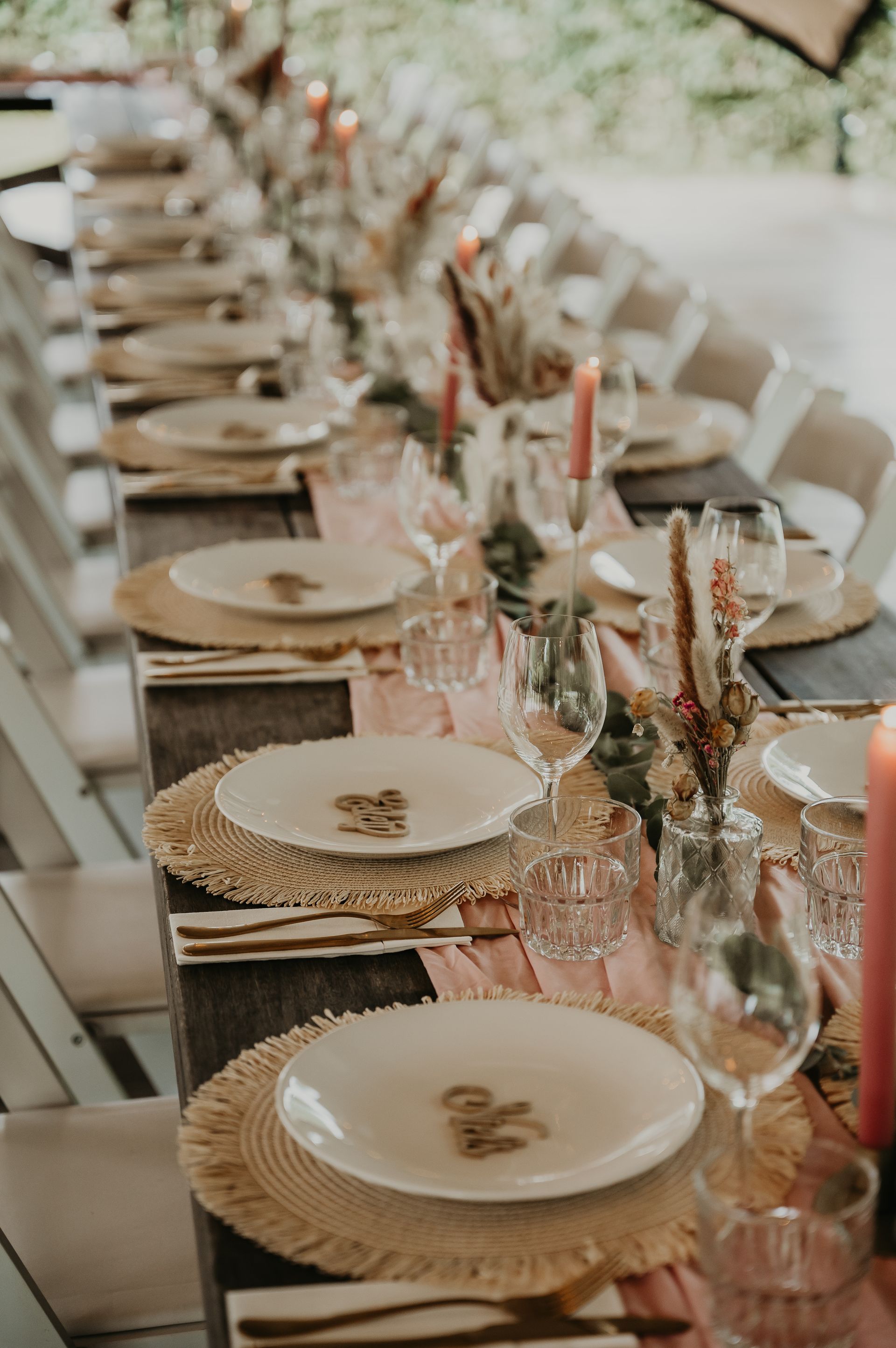 placemat, boho aankleding, tafeldecoratie.