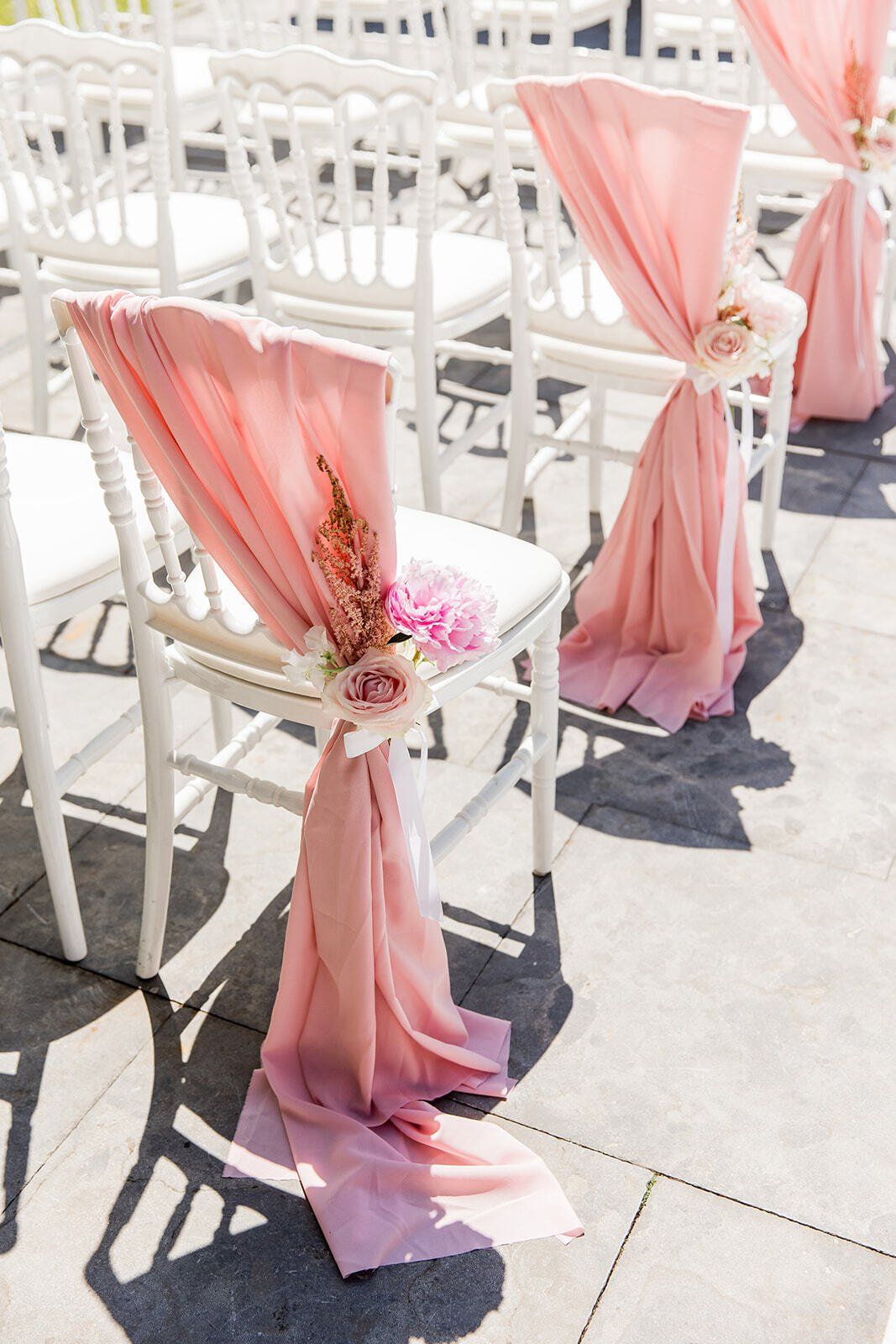 Decoratiestof bruiloft, ceremonie aankleding, trouwinspiratie