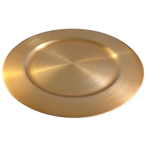 Onderborden, goudkleurige borden, Tafeldecoratie, dinerstyling, Gouden borden