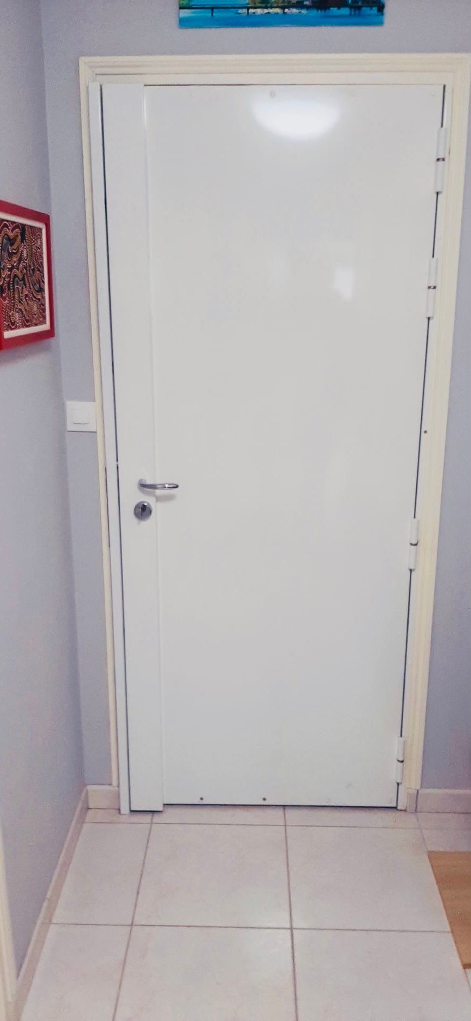 Blindage de porte installé à Dinan par Aber sécurité