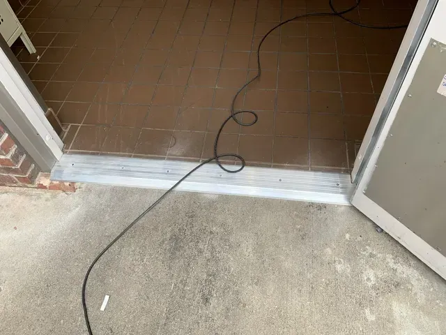 New Transition Threshold Install Door Open - Roselle, Illinois - Action Lock and Key, Inc