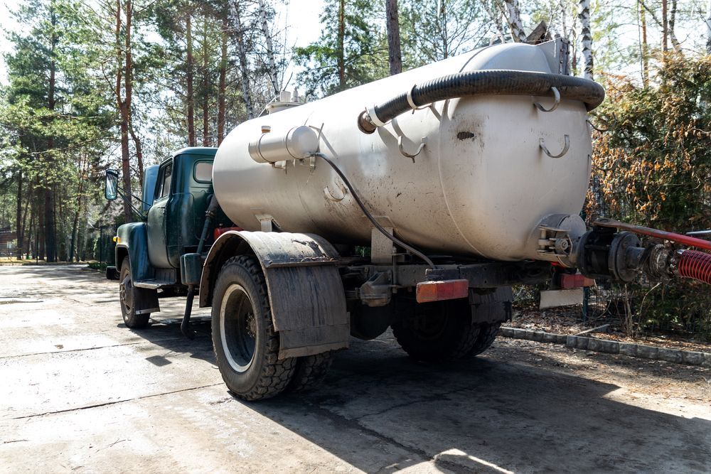 A Vacuum Truck is Parked in a Parking Lot — KYK Industries in Katherine, NT