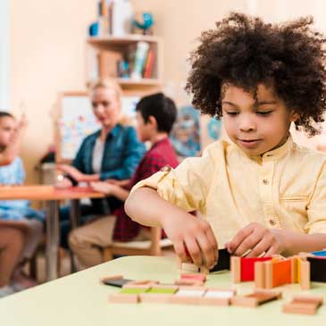 Kids doing artworks — Fairfax, VA — HEAVEN'S BEST MONTESSORI LLC Kids doing artworks — Fairfax, VA — HEAVEN'S BEST MONTESSORI LLC