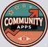 Circular logo: 