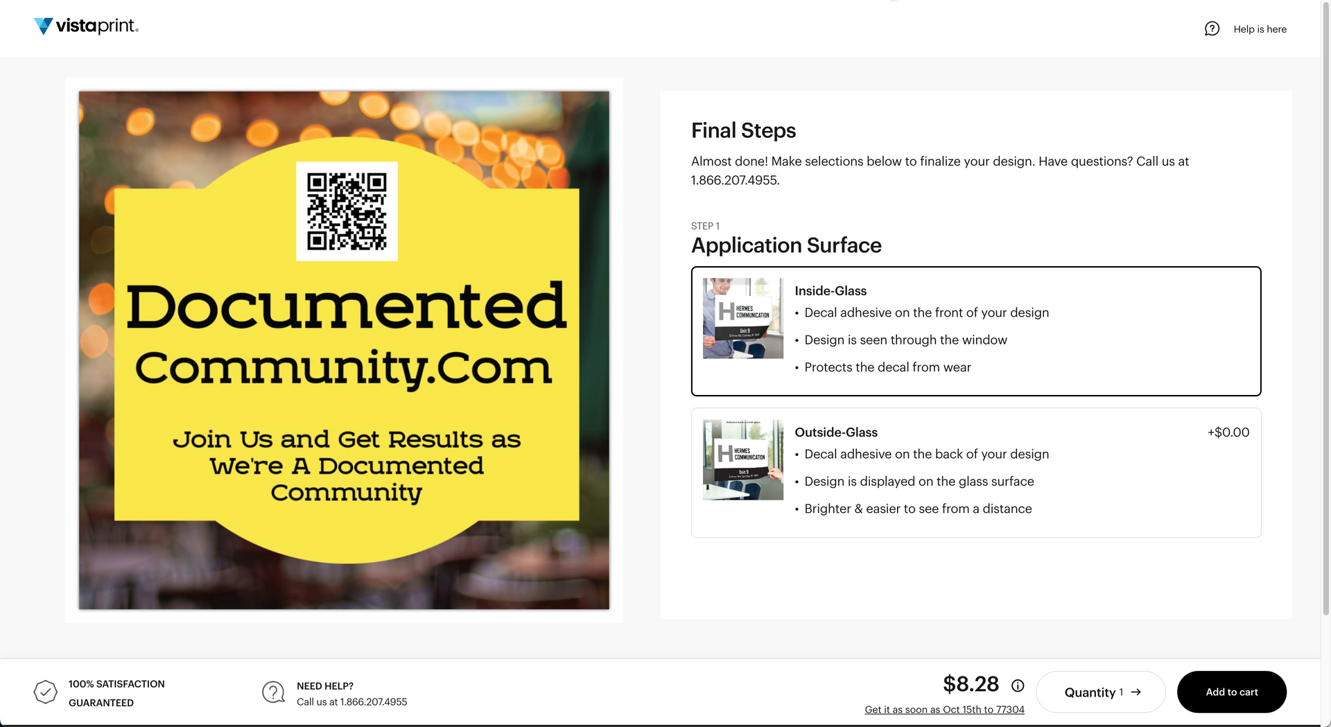 A website promoting a documented community, with featured articles listed.