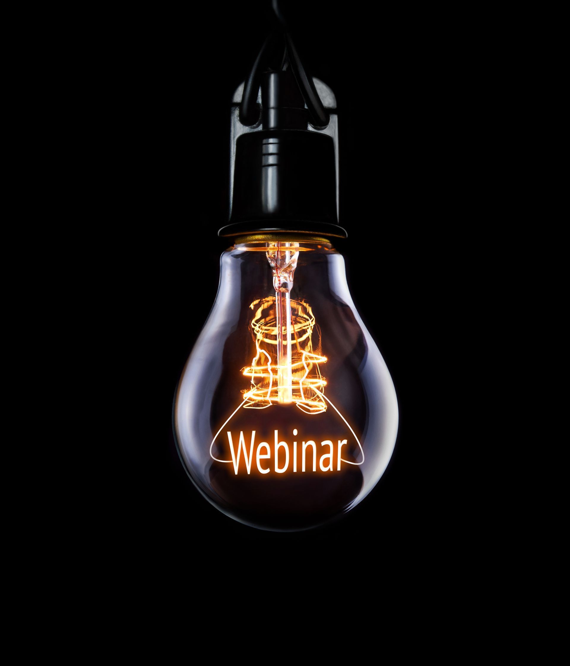 Lightbulb with the word 