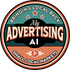 Circular logo with 