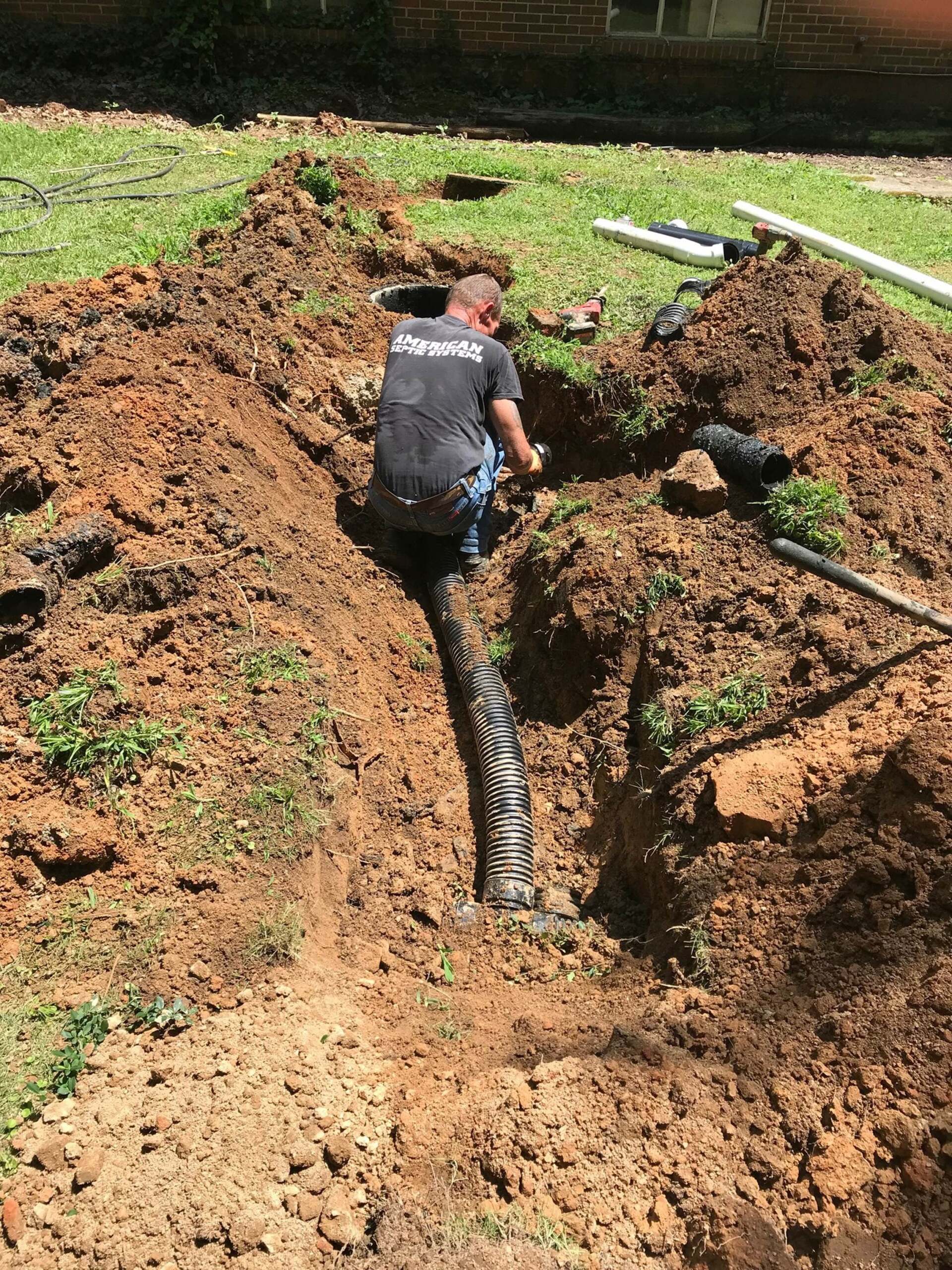 Drainage Installation — Adger, AL — American Septic Systems
