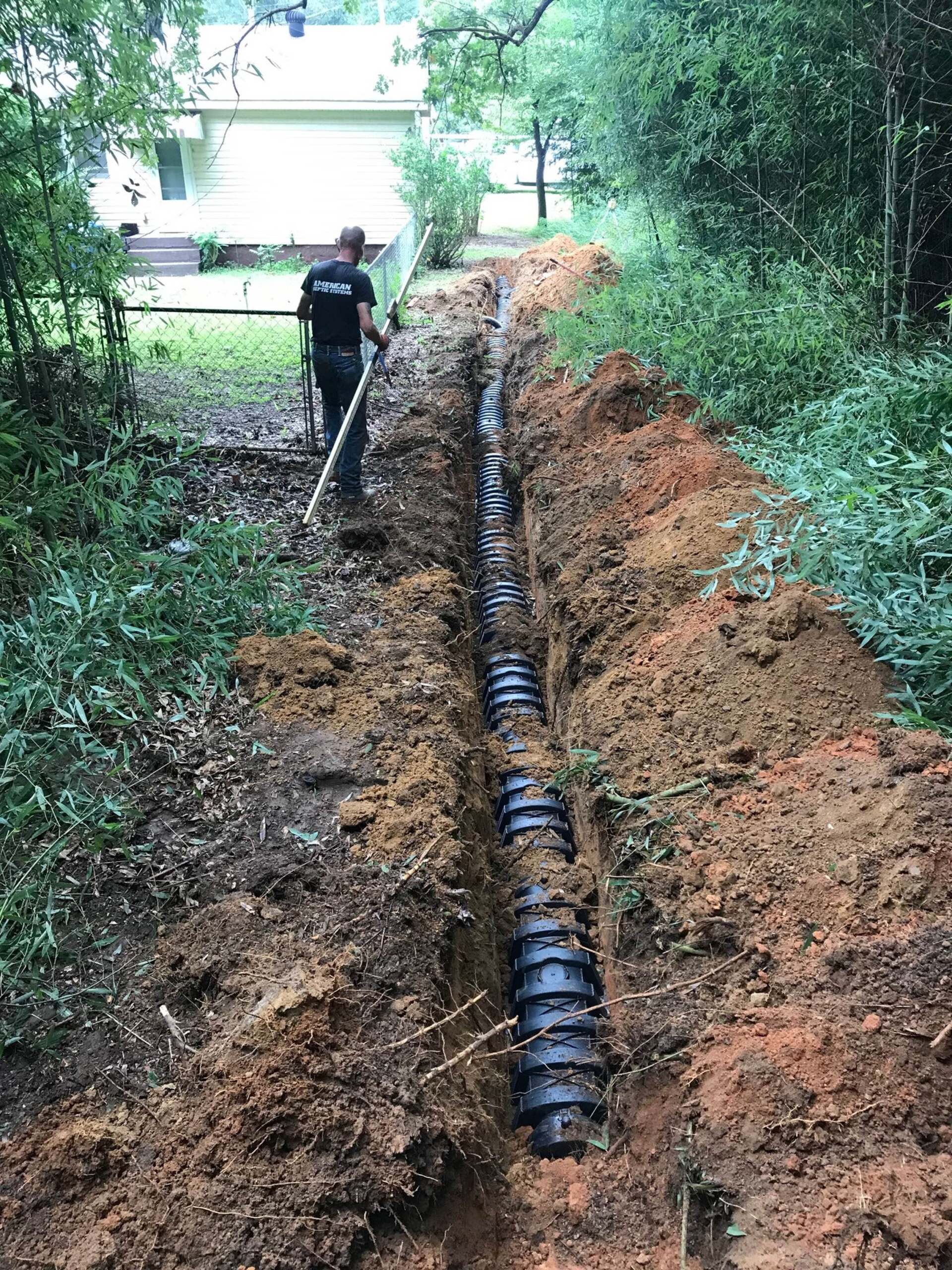 Drainage Pipe — Adger, AL — American Septic Systems