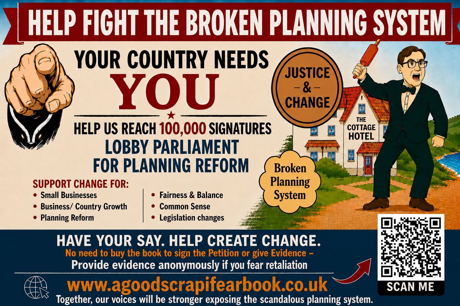 Help fight the broken planning system