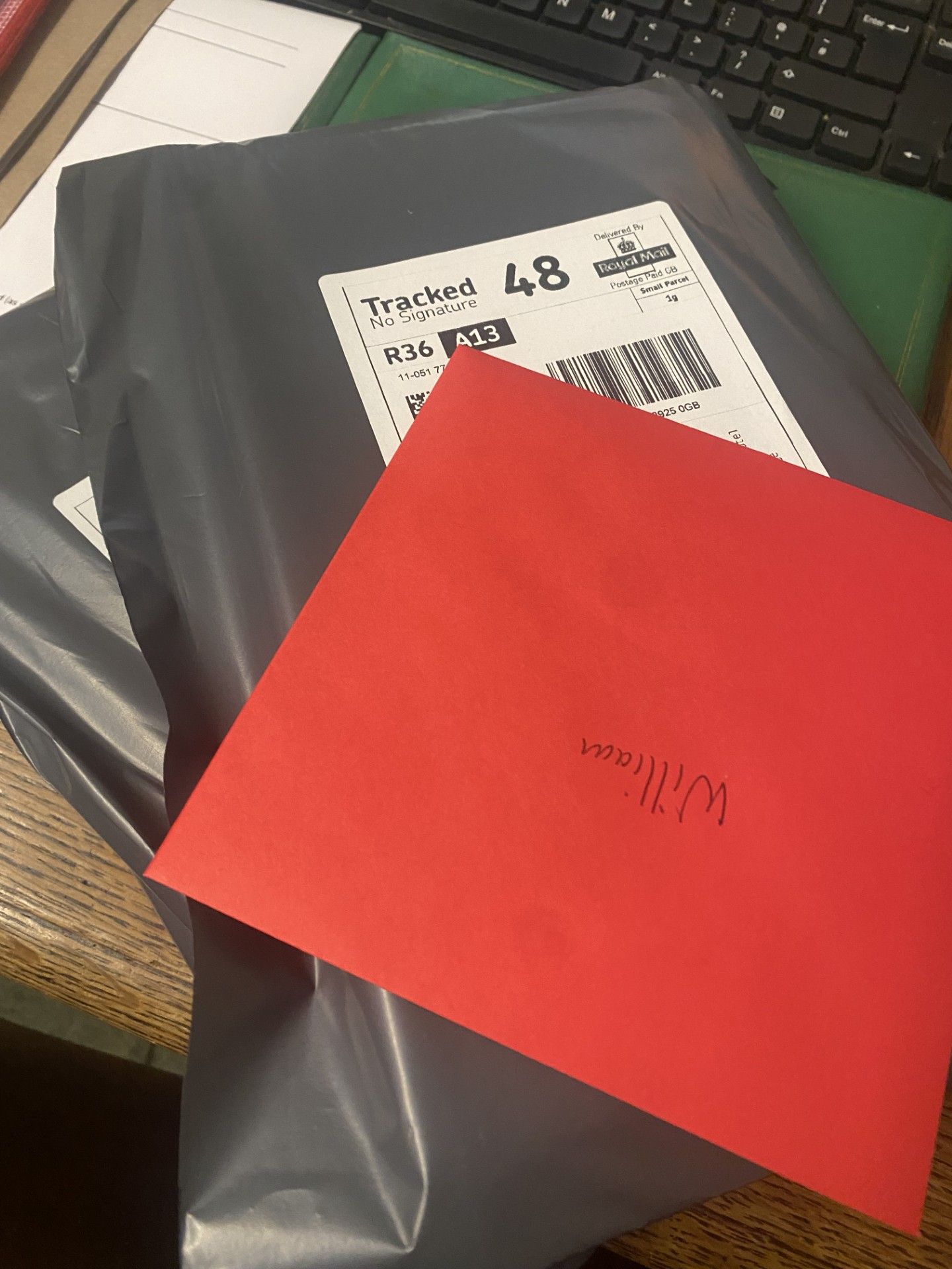 First postage of A Good Scrap I Fear. December 2025