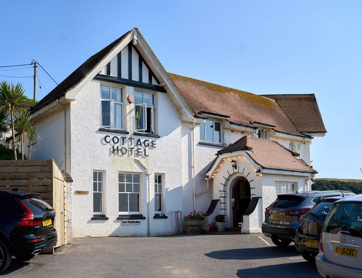 The Cottage Hotel front door