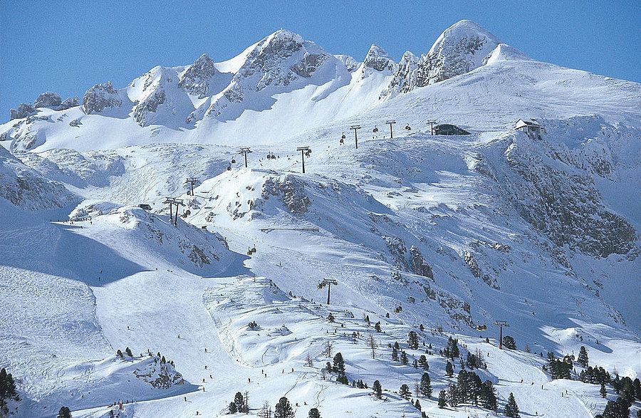 Pisten im Skigebiet Lungau in den Salzburger Alpen
