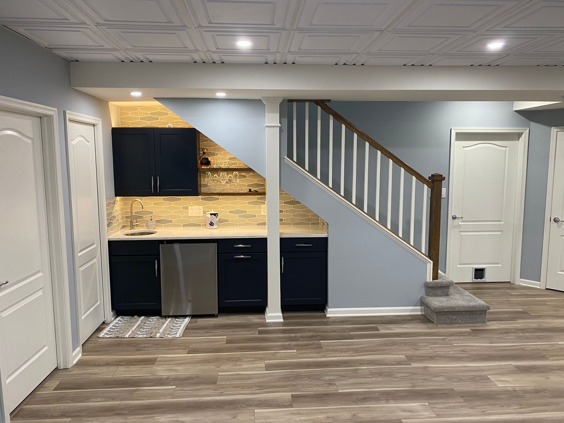 Empty Basement — Allentown, PA — Premier CCM, INC A basement that went through basement remodeling in Macungie, PA