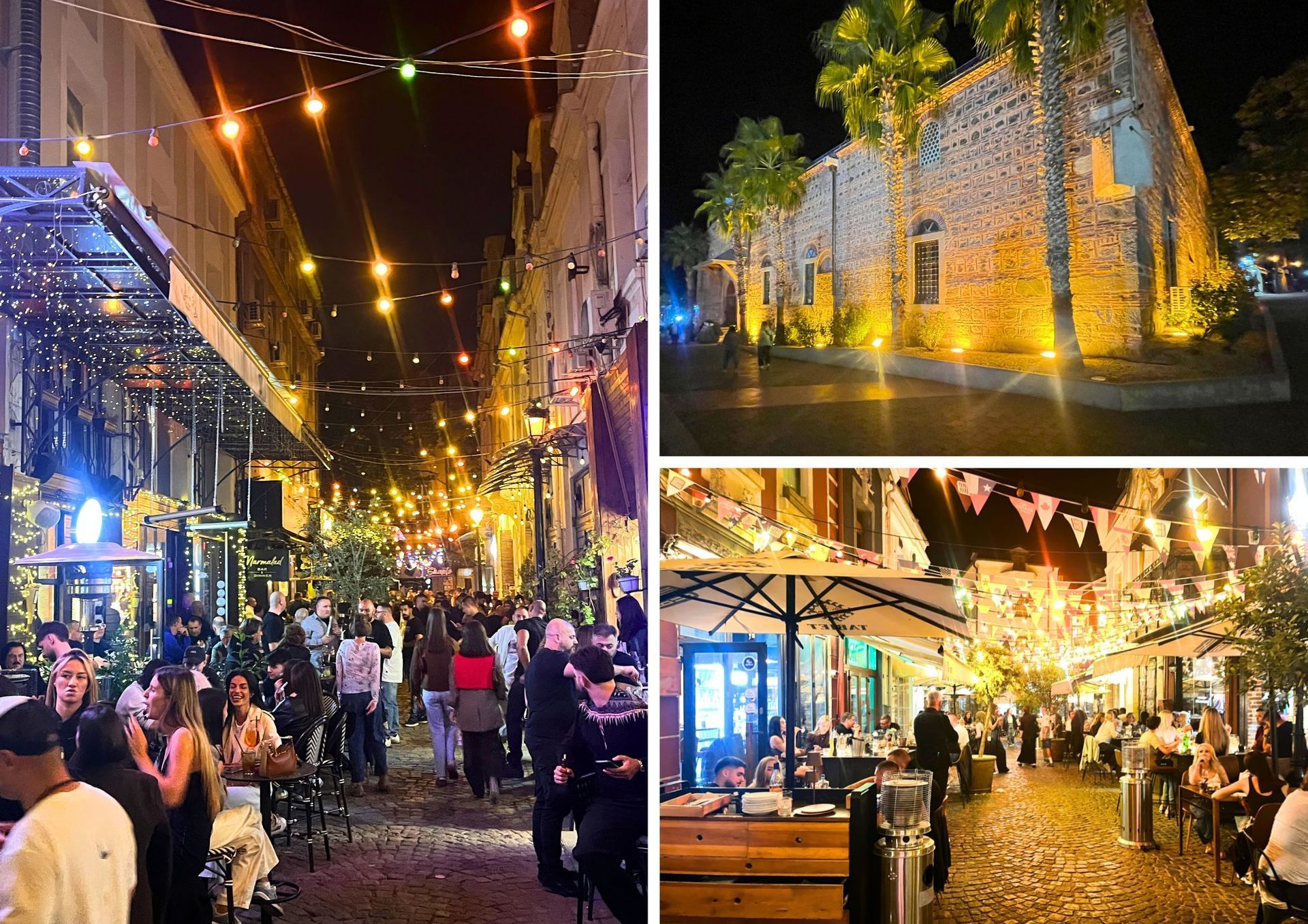 Plovdiv and Kapana after dark 