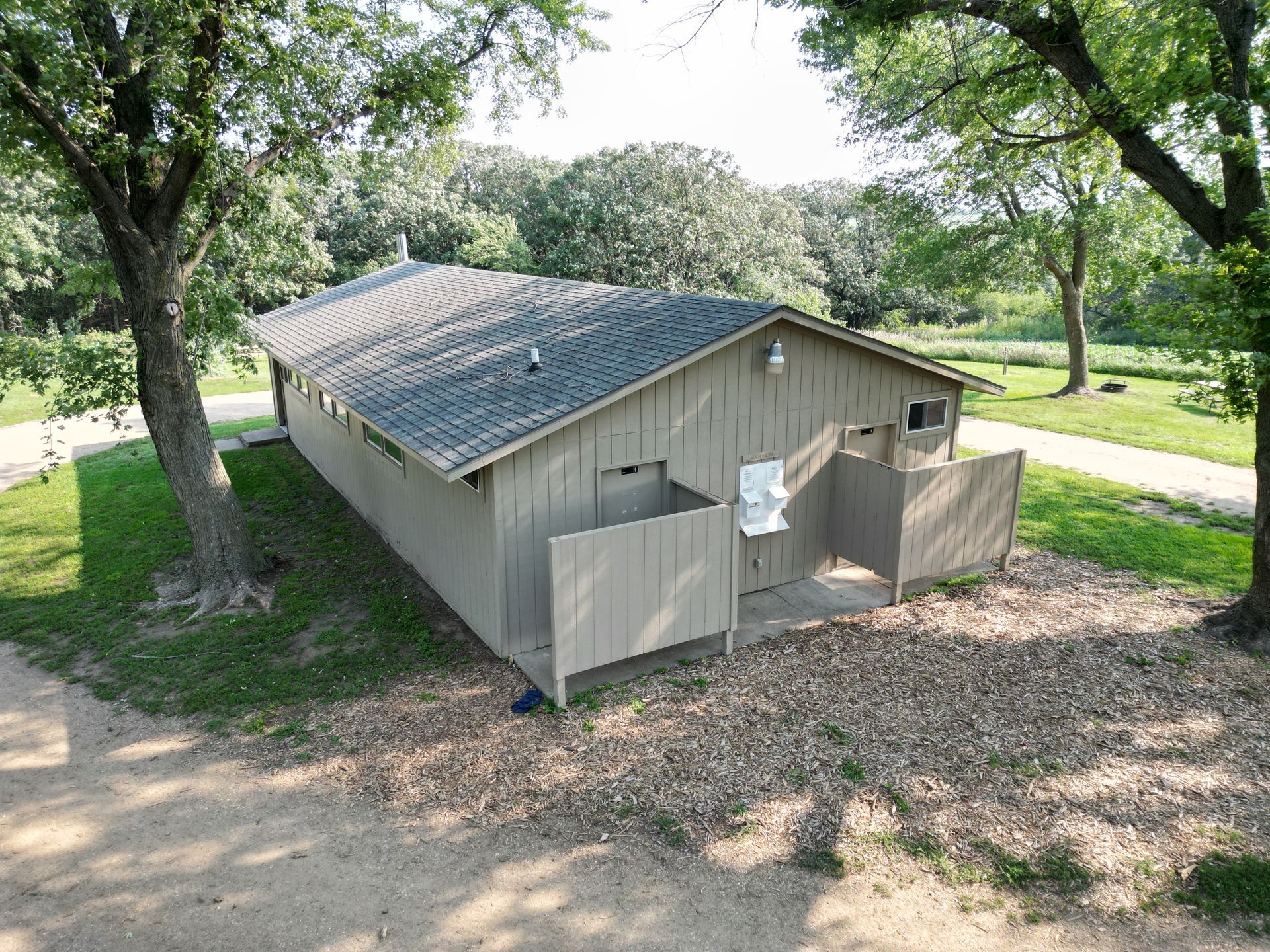 Inspiration Hills Campground Bathrooms and Shelter