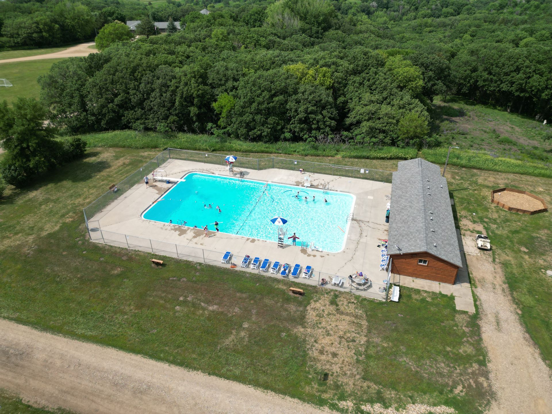 Inspiration Hills Pool Drone Shot