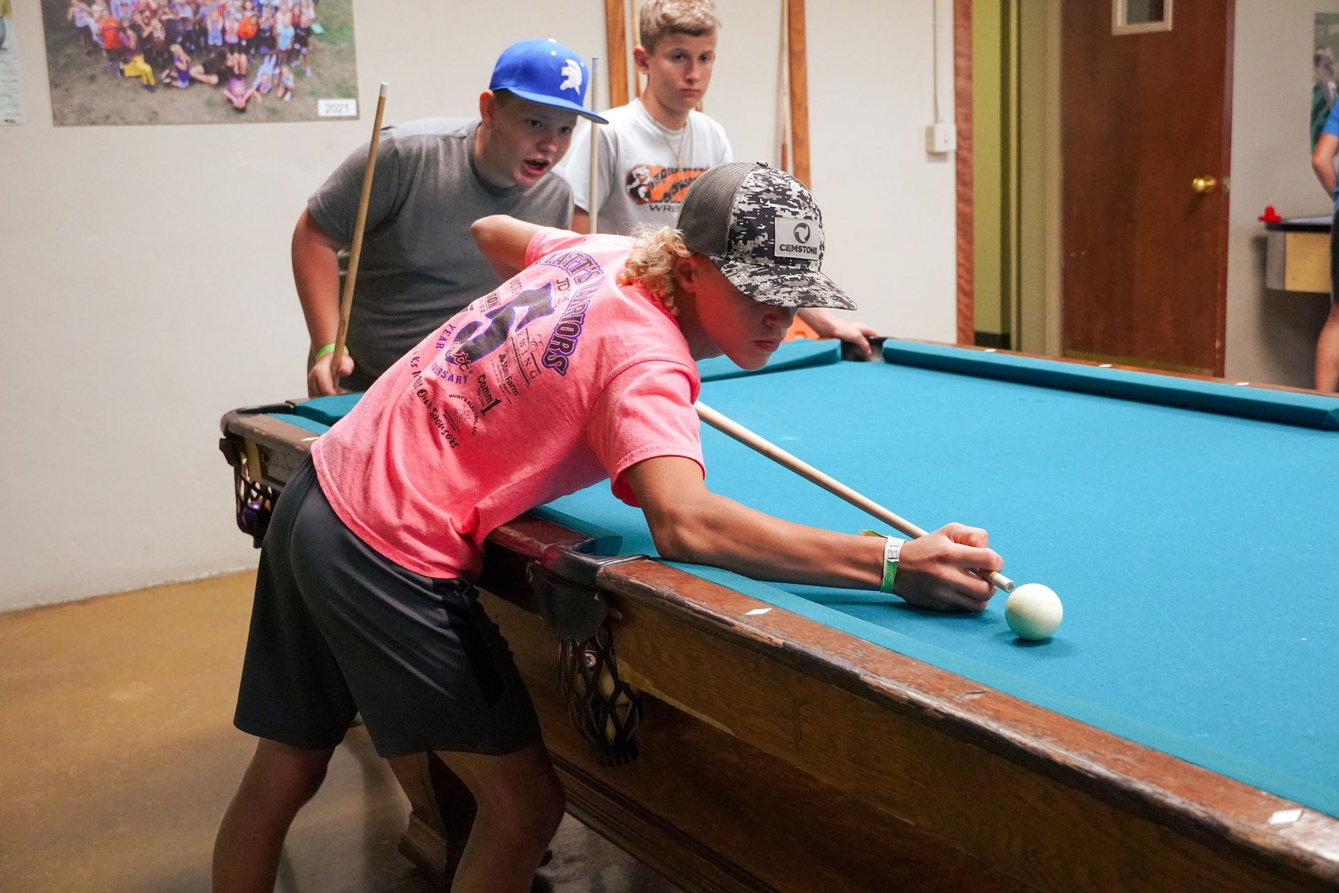 Pool in our gameroom