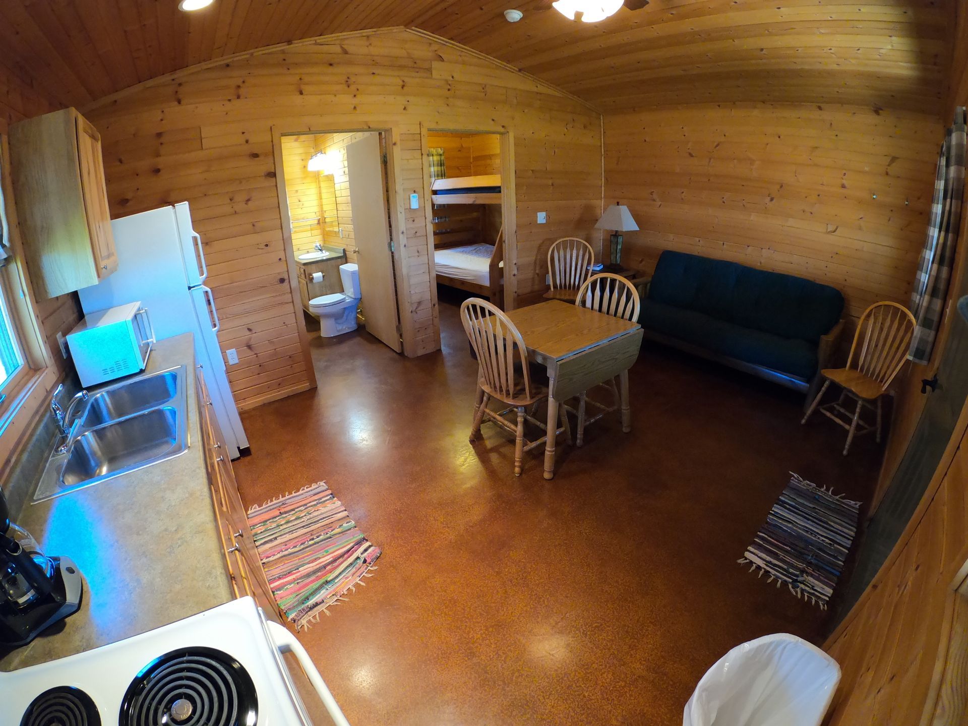 Inspiration Hills Inside Small Cabin