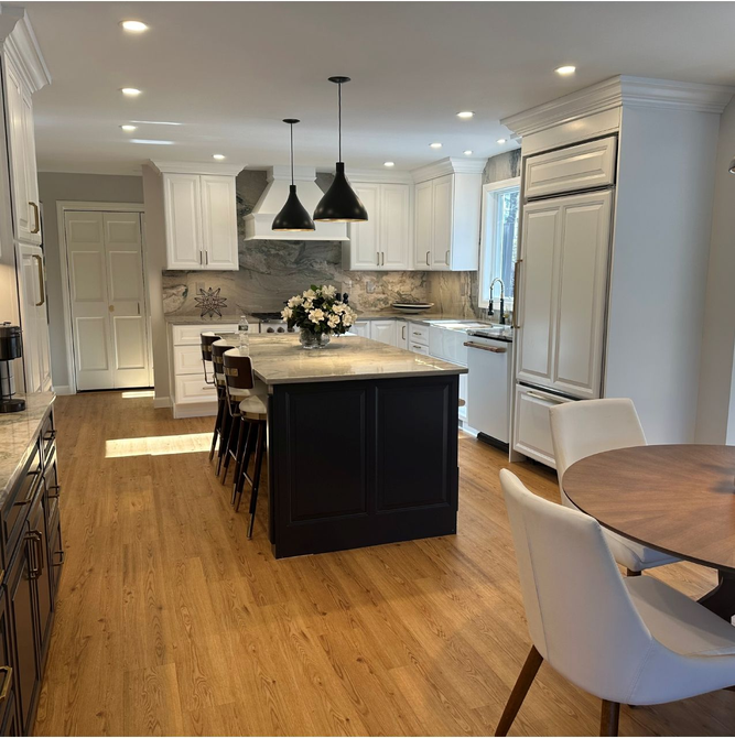 montage of kitchen furniture for house