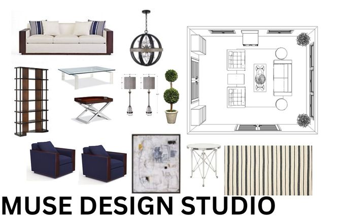montage of house furniture