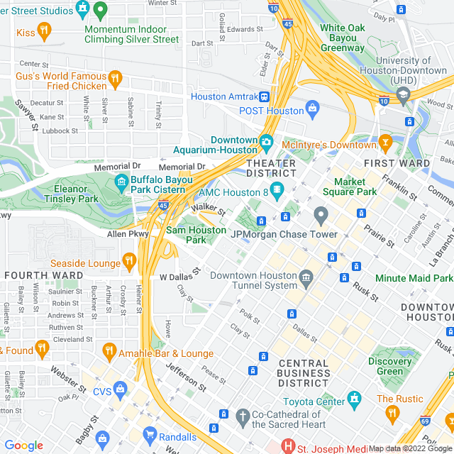 Map of business location