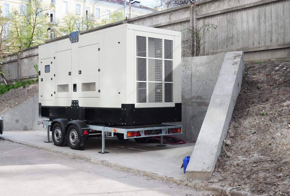 Industrial Diesel Generator — Elite Electrical Ballarat in Delacombe, VIC