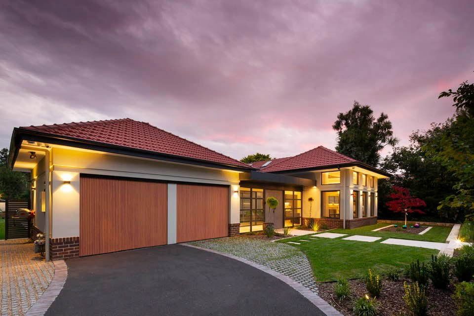 Modern Single-Story House with Red-Tiled Roof — Complete Property Projects In Phillip, ACT
