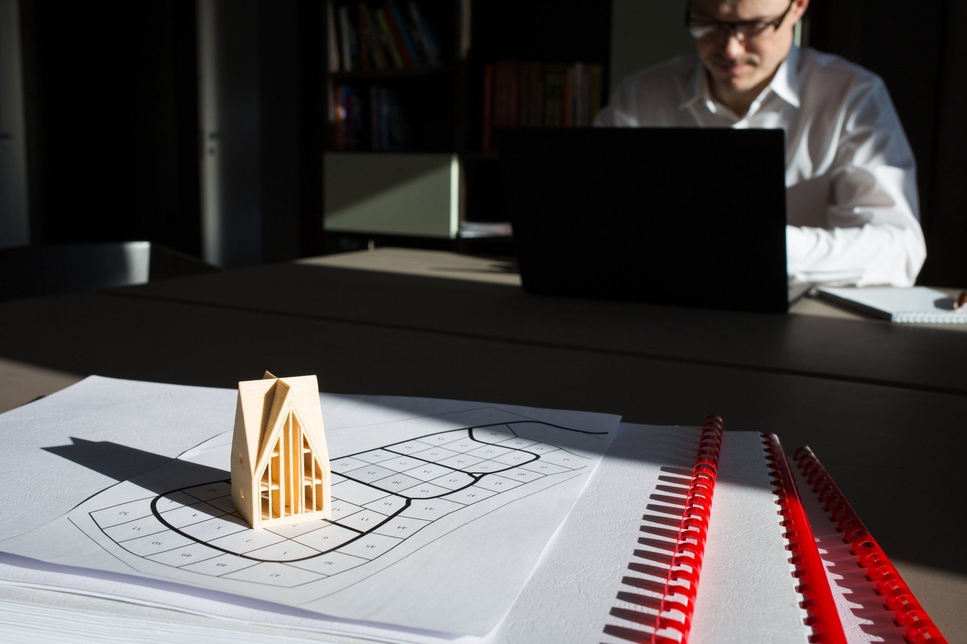 Blueprint for building a custom home. Watts Construction builds custom homes in mid-Missouri