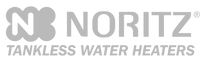NORITZ logo with “TANKLESS WATER HEATERS” tagline in gray