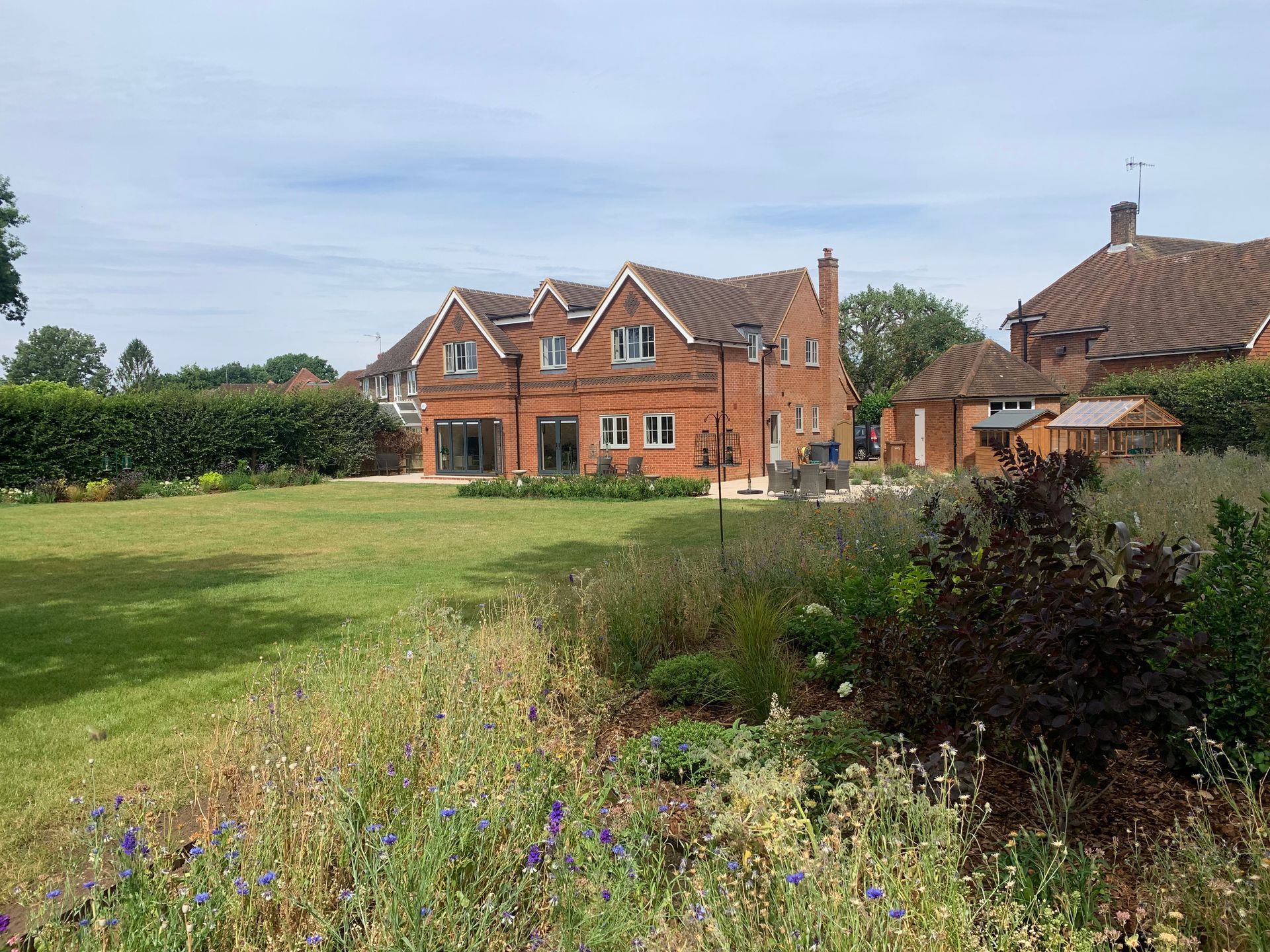 Rural garden design West Sussex 