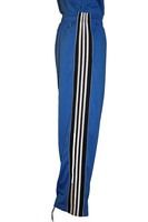 Vintage Adidas Clima365 Blue w/ black & White Stripes Sweatpants L Thailand