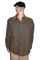 Vintage Men's Classic HEAVY Woolrich Classic Brown Jacket L