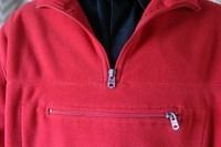 Polo Sport by Ralph Lauren Red Mens XL Pullover quarter zipper Pocket
