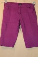 Baccini capri purple 20W 98% cotton 2% spandex Women's