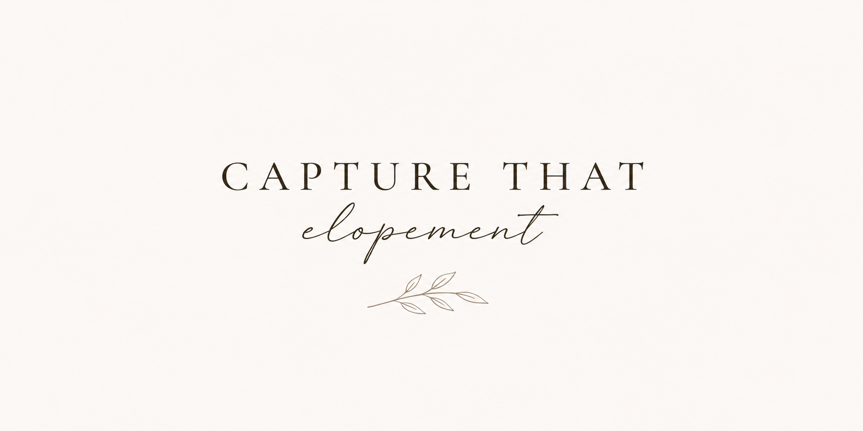 Home pagina Capture that elopement