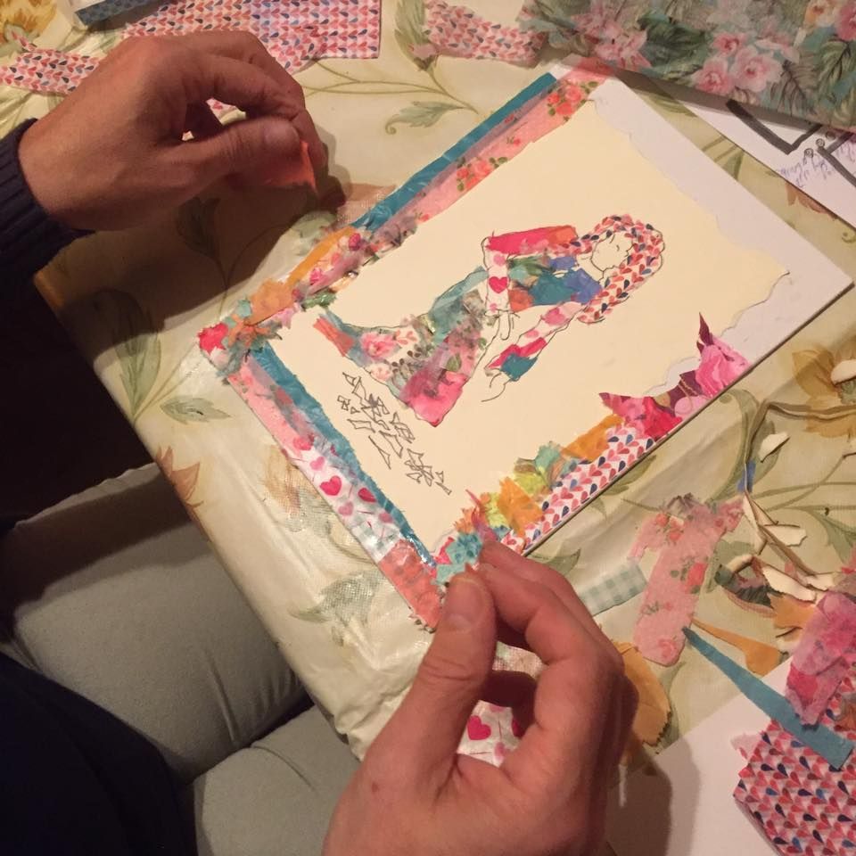 Workshop collage texiel
