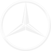 Mercedes-Benz logo: a white three-pointed star inside a white circle.