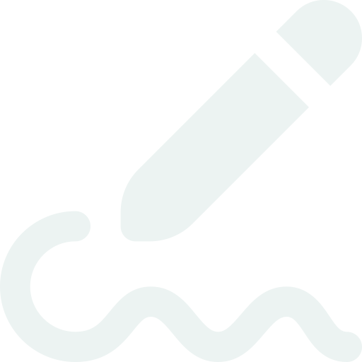 Desenho a lápis de uma linha ondulada.