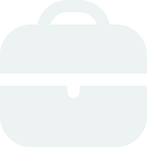 Ícone de pasta executiva cinza-clara com alça.