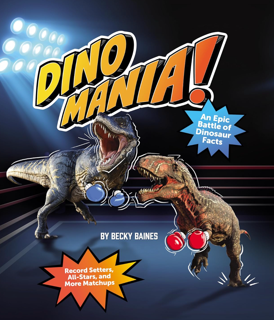 Dinomania by Becky Baines available on Amazon